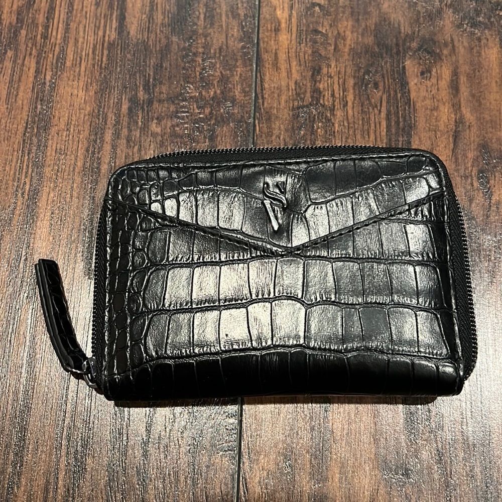 Victoria secret small wallet ostrich leather imitation GUC‎
